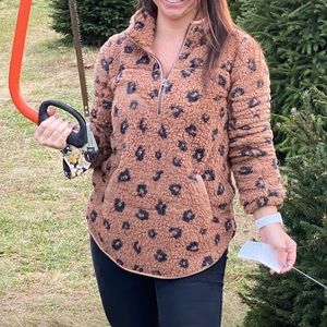 Abercrombie and Fitch Sherpa sweatshirt